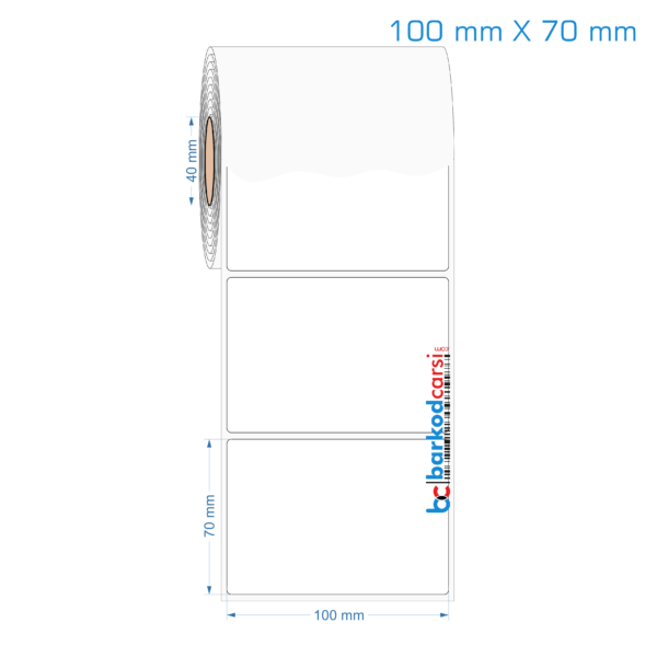 100x70 mm Opak / Mat PP, Fastyre Etiket (Fiyatları)