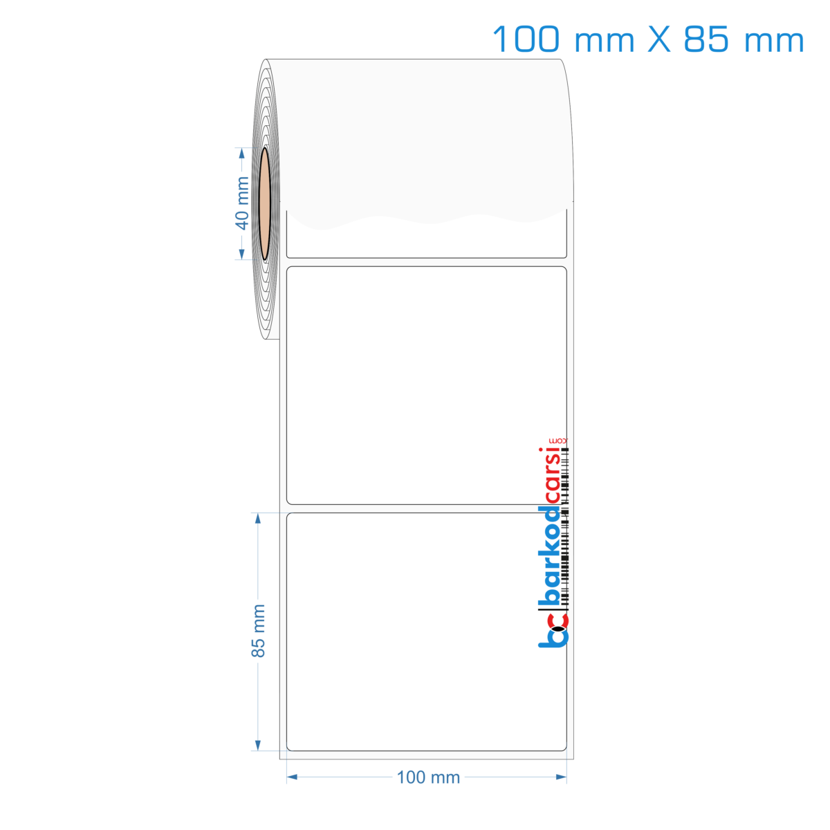 100x85 mm Opak / Mat PP, Fastyre Etiket (Fiyatları)