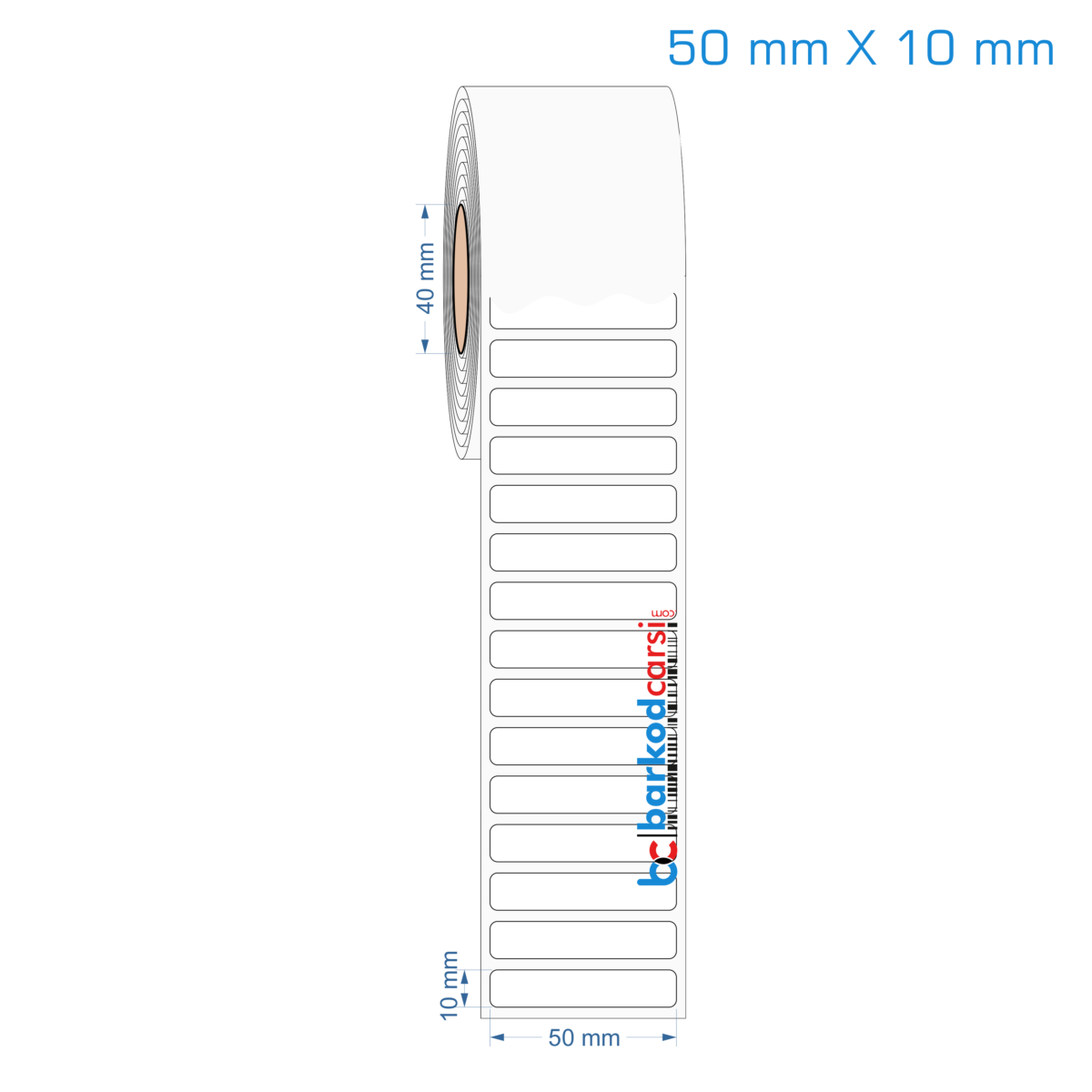 50x10 mm Opak / Mat PP, Fastyre Etiket (Fiyatları)