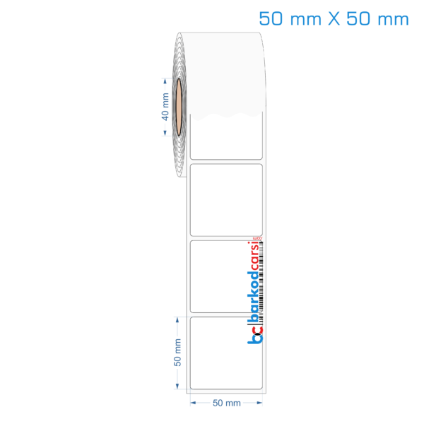 50x50 mm Opak / Mat PP, Fastyre Etiket (Fiyatları)