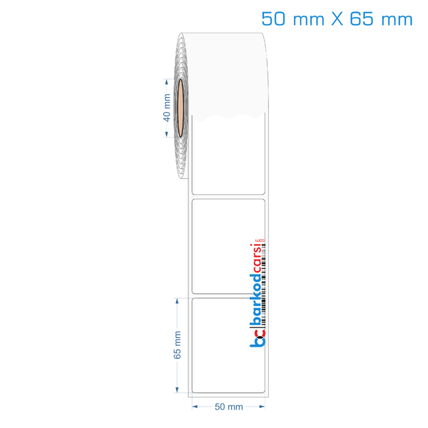 50x65 mm Opak / Mat PP, Fastyre Etiket (Fiyatları)