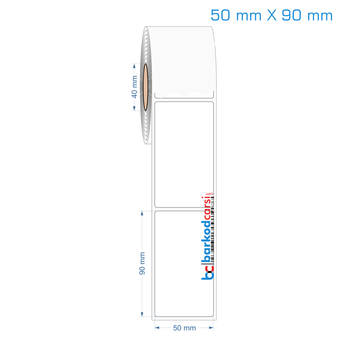 50x90 mm Opak / Mat PP, Fastyre Etiket (Fiyatları)
