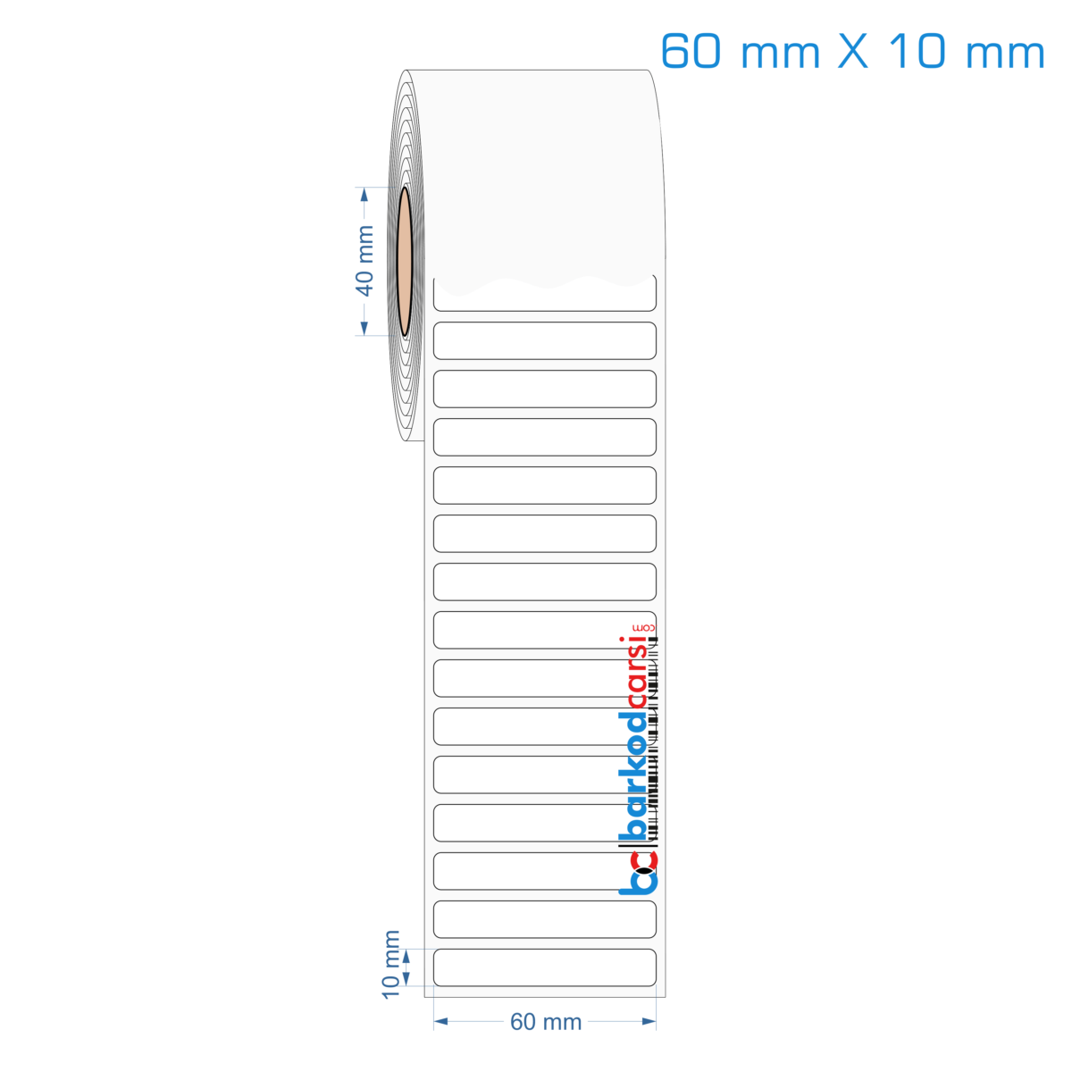 60x10 mm Opak / Mat PP, Fastyre Etiket (Fiyatları)
