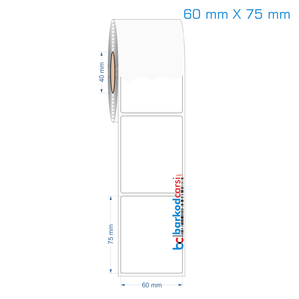 60x75 mm Opak / Mat PP, Fastyre Etiket (Fiyatları)