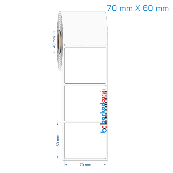 70x60 mm Opak / Mat PP, Fastyre Etiket (Fiyatları)