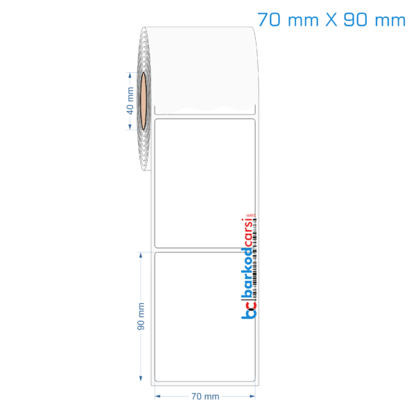 70x90 mm Opak / Mat PP, Fastyre Etiket (Fiyatları)
