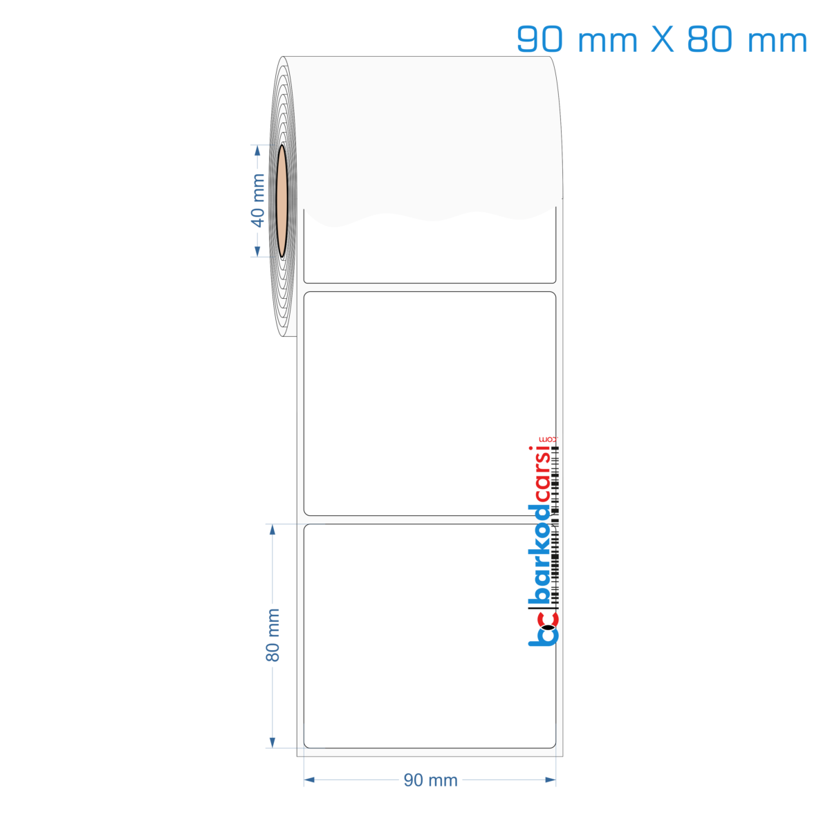 90x80 mm Opak / Mat PP, Fastyre Etiket (Fiyatları)